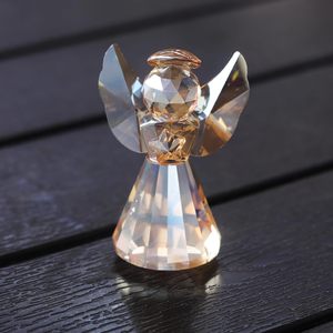 European Folk Art Collection K9 Model Crystal <b>Angel</b> Paperweight Polished Etched Glass Art for Home Decoration for Christmas <b>Gift</b> - Product Image 1