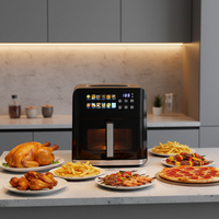 Friteuse à air électrique intelligente sans huile 267152C CE/GS/ETL 1800W 8l avec écran tactile numérique