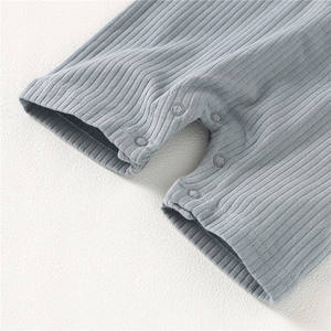 Детские комбинезоны оптом из органического хлопка мягкие летние комбинезоны без рукавов ребристые детские комбинезоны - Product Image 5