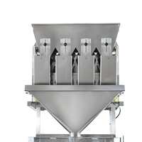 Machines d'emballage alimentaire multi-têtes pour le remplissage de sachets de noix mélangées, de pop-corn, de craquelins soufflés, de biscuits, de bonbons et de snacks granulés