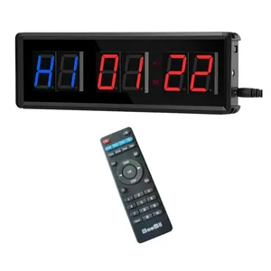 Timer Digitale Programmabile Mini con Telecomando LED per CrossFit con Funzioni di <span class=keywords><strong>Intervallo</strong></span> e Allenamento in Palestra - Product Image 1
