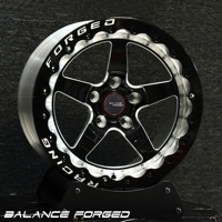 Jantes de course en alliage chromé personnalisées 5x4.75 5x4.5 17x11 17x10 5x112 Beadlock forgées neuves avec garantie à vie pour Mustang MKV