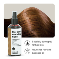 Spray liquide nourrissant à la caféine pour cheveux, traitement de croissance des cheveux, sérum essence, réparation, soin, tonique liquide pour cuir chevelu à la phyto-caféine pour cheveux fins