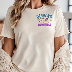 Transferencias de Serigrafía UV Personalizadas al por Mayor de Alta Calidad y Bajo MOQ, las Más Vendidas, para Camisetas de Moda - Product Image 5