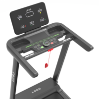 Tapis roulant électrique intelligent pliable à inclinaison automatique Kinomap pour une utilisation interactive avec application, machine de course compacte pour la remise en forme à domicile