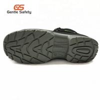 Chaussures de sécurité industrielles, bottes en cuir nubuck, certifiées CE, embout en acier, semelle intermédiaire antistatique/imperméable, grade S3 SRC, noir