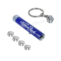Lumière de projection laser LED avec logo personnalisé porte-clés et mousquetons en métal pour la promotion de la publicité d'entreprise