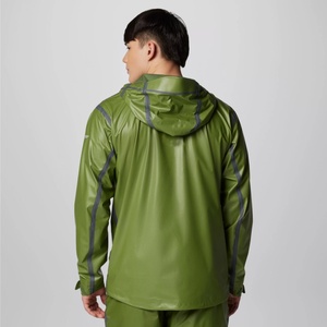 Vestes coupe-vent imperméables légères pour hommes, logo personnalisé, pliables, pour la course à pied, la randonnée, la pluie, le cyclisme, respirantes, fines, à col montant - Product Image 3