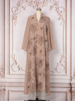 Abaya de Dubaï 2026, élégante et luxueuse, brodée de perles, robe de soirée pour femmes, robe d'Aïd