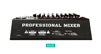 Console de mixage audio 8 canaux BHA MR8 avec 99 DSP intégrés, interface USB XLR/6,35 mm, prix de gros usine 12 ans, OEM CE FCC