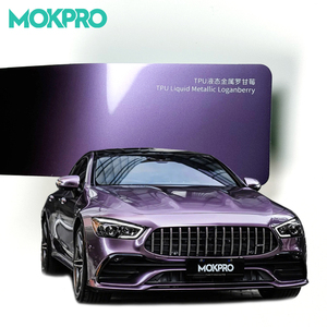 ROLLOS DE VINILO resistentes a los arañazos para el cuerpo del coche Anti-Scratch PPF Film Wrap LÍQUIDO METÁLICO <span class=keywords><strong>LOGANBERRY</strong></span> Cambio de color TPU Film Wrap - Product Image 1