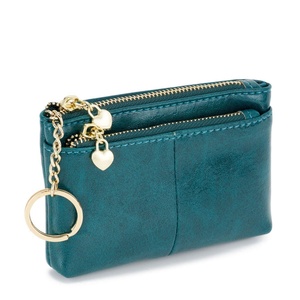 Wholesale Women's Fashion <b>Card</b> <b>Holder</b> PU Zipper Coin Purse - Product Image 1