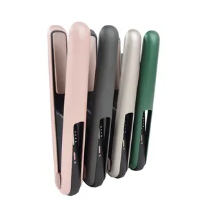 Hair Styling Tools Wireless Flat Iron Cordless Mini Hair Straightener 2 In 1 Hair Straightener Clips Mini Curly Iron