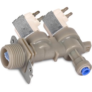 วาล์วน้ำเข้า AjU73432602 Dc12V สำหรับชิ้นส่วนเครื่องอบผ้าแอลจี เคนมอร์พลาสติกไฟฟ้าวาล์ว 2 ทาง - Product Image 1