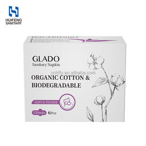 Großhandel <span class=keywords><strong>Bio</strong></span>-Baumwolle Damenbinden mit Eigenmarke Ultra-Dünn mit Flügeln Auslaufschutz Einweg-Damenhygieneartikel - Product Image 3