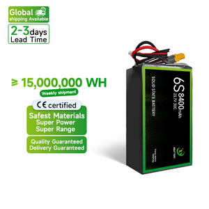 Venta de Fábrica: Batería de Estado Sólido de 8400mAh y 5500mAh 3S 4S 6S 12S para Drones, Paquete de Baterías Personalizado al por Mayor de 66000mAh 6S S - Product Image 1