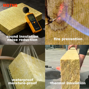 Hot Sales 50mm Rock Wool <strong>Insulation</strong> Panels Laine De Roche Rock Wool Exterior <strong>Insulation</strong> Price Rockwool <strong>Slabs</strong> for Wall and Roof - Product Image 5
