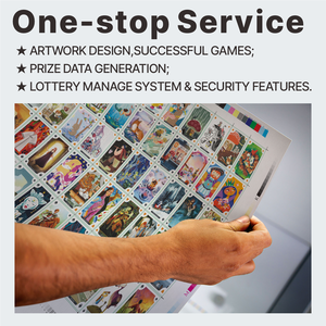 بطاقات كشط ورقية فاخرة مخصصة للترويج التجاري وحملات التسويق ومكافآت الألعاب مع نقش بارز - Product Image 4