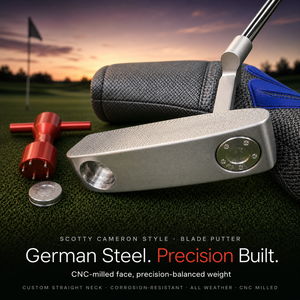 <span class=keywords><strong>Putter</strong></span> de golf personnalisable, écologique et durable, style <span class=keywords><strong>Scotty</strong></span> <span class=keywords><strong>Cameron</strong></span>, en acier importé GSS, unisexe et ambidextre - Product Image 1