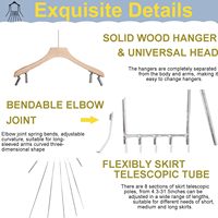 Support de Présentation de Vêtements Ajustable pour Torse de Mannequin Féminin, Détachable et Antidérapant, Idéal pour Boutiques de Détail et Séances Photo