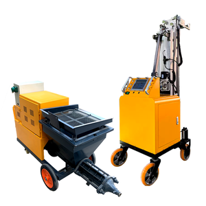 New Technology Automatic Wall Cement <strong>Rendering</strong> <strong>Plastering</strong> <strong>Machine</strong> Concrete Machinery For Sale - Product Image 1