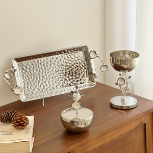 Ensemble de brûleurs d'encens en acier inoxydable de luxe moderne de 3 pièces de style arabe de bonne qualité pour la maison Propriétés aromatiques Carton emballé - Product Image 5