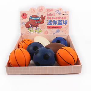 OEM Custom Logo PU 12cm Mini Knijpbal Party Favor Gift Promotie Stressverlichting Sport Speelgoed Stille Basketbal Unisex - Product Image 6