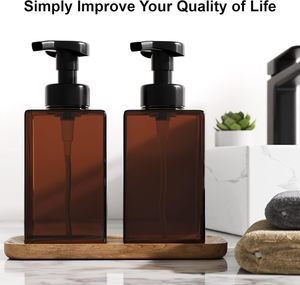 Square 200ml 300ml PETG Plastic <b>Pump</b> <b>Bottle</b> for Shower Gel Lotion Shampoo Multi Purpose Plastic <b>Bottle</b> - Product Image 6
