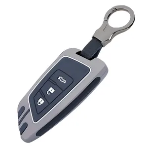 Metal Car Key Cover Case For Modified Flip Refit DK VVDI DS Ford Toyota Honda Luxgen Subaru Buick Mitsubishi Hyundai VW Keychain