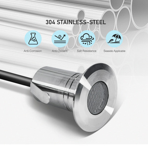 9-36V apto para batería Honey Comb 1W 3W 12V Luz <span class=keywords><strong>de</strong></span> acero inoxidable 24V 38mm exterior LED impermeable foco <span class=keywords><strong>de</strong></span> voltaje constante - Product Image 5