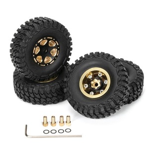 Lốp Cao Su Với Vành Bánh Xe Beadlock Bằng Nhôm Đồng Thau <span class=keywords><strong>1.0</strong></span> Cho 1/24 RC Axial SCX24 Tất Cả Các Mẫu 4 Chiếc - Product Image 3