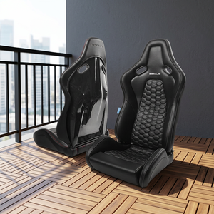 Siège de jeu ergonomique Ace FRP PU, fauteuil de course pour ordinateur avec dossier haut, accoudoirs 3D réglables et appui-tête pivotant - Product Image 1