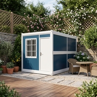 Maison conteneur préfabriquée extensible, cabine modulaire portable à montage rapide pour bureau de jardin, habitation ou dortoir