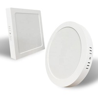 Plafonnier LED encastré fin de haute qualité, surface acrylique carrée et ronde, 12W 18W 24W 36W, pour la maison et le bureau