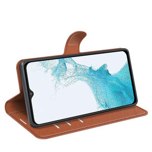 Funda Protectora Tipo Libro de Piel Sintética Lichi para Teléfono Inteligente <span class=keywords><strong>Samsung</strong></span> Galaxy A23e <span class=keywords><strong>A23</strong></span> M23 F23 5G - Product Image 4
