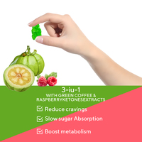 Gummies Garcinia Cambogia Marque Blanche Brûleurs de Graisse Vinaigre de Cidre de Pomme pour Adultes