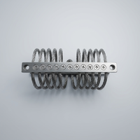 Amortisseur de vibrations pour câble métallique Hoan Steel JGX-0400D-31.5A pour applications aérospatiales et drones, avec contrôle du bruit et électronique intégrée pour caméra et cardan.