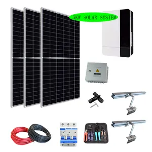 Split Phase Home Energy All In 1 Full Package 1kw 5kw 10kw 30kw For Home Off Grid Hybrid Full Set Solar Power System