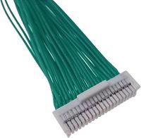 Câble de raccordement LVDS 40 broches Hirose DF50-40DS-1C 1mm double rangée plaqué or UL11028 30AWG 600V pour vision industrielle et applications médicales