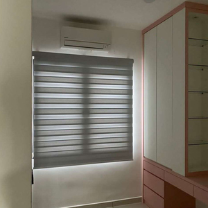 Store occultant exclusif Zebra EX07‑SUPER SYSTEM, pare-soleil premium jour-nuit pour la décoration anti-éblouissement des halls d'hôtel - Product Image 1