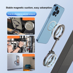 Soporte para Teléfono de Coche 2024: 360 °   Succión Magnética Giratoria, Diseño Plegable para iPhone Serie 12 - 16 con Función de Succión de Doble Cabezal - Product Image 6