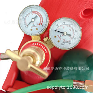 Handheld Brass <b>Welding</b> Cutting <b>Kit</b> with CGA540 Oxygen Cylinder and CGA200 Acetylene Cylinder Oxygen <b>Welding</b> Assembly Included - Product Image 2