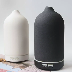 Difusor de Aroma Eléctrico de Cerámica Portátil de 100 ml, Suministro Directo de Fábrica, 7 Colores de Luz LED, Humidificador Ecológico para el Hogar - Product Image 1