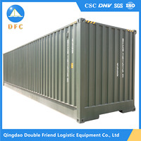 Conteneur sec certifié DFC de 40 pieds avec porte latérale, capacité de 74,3 m³, couleur personnalisée, nouvelle norme, acier Corten
