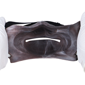 Máscara de Silicona de Medio Rostro SHAZ-3107 con Boca Abierta para Adultos Principiantes, Juego de Rol, Disfraz de Halloween, BDSM, Proveedor de Accesorios - Product Image 4