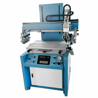 Machine de sérigraphie à seau en plastique plat jouet à panneau à fente en T unique nouvelle monochrome semi-automatique pour imprimante d'étiquettes