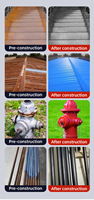 Peinture de conversion métallique antirouille à base d'époxy, revêtement liquide à appliquer au pinceau, agent de réparation et de fixation de la rouille pour acier et carrelage sans rouille
