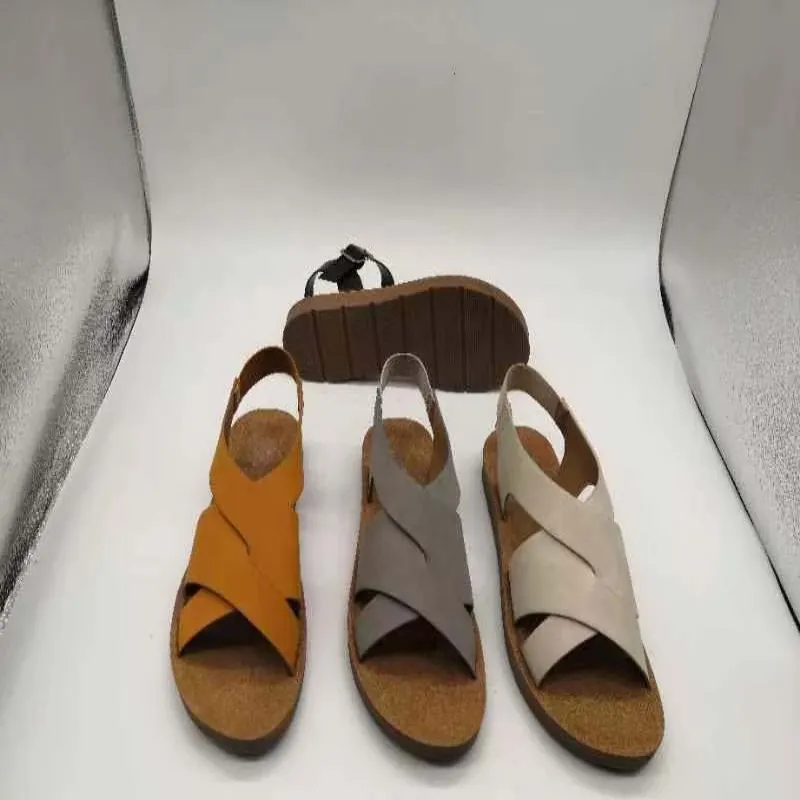 Sandalias planas ligeras para mujer, zapatos sencillos y a la moda, transpirables, geniales y bonitos, para interiores y exteriores, para verano
