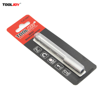 Support magnétique pour embouts hexagonaux 1/4'' TOOLJOY, fabrication OEM, matériau CRV, tige d'extension sablée de haute qualité