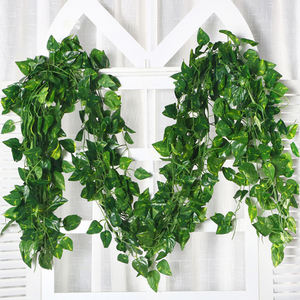 Guirlande artificielle de lierre suspendue à 72 feuilles, fausses vignes de feuilles de vigne, décoration de mariage, maison, centre commercial, vignes de lierre vertes en plastique - Product Image 5